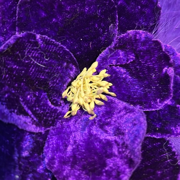 Madame Plum Purple Flapper Cloche Hat 1920’s Style - Picture 9 of 9